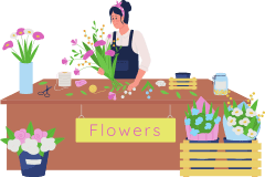 Boutique de fleurs